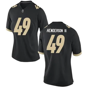 Farrell Henderson III Nike Purdue Boilermakers Women's Replica Football Jersey - Black
